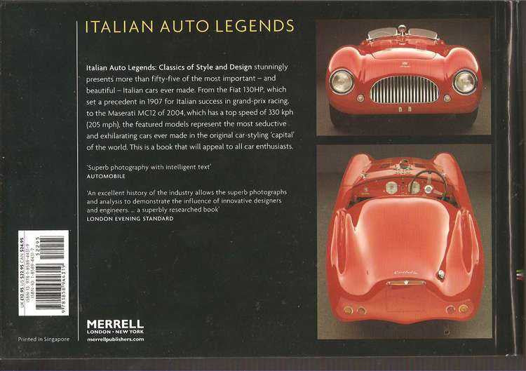 Italian Auto Legends: Classics of Style and Design