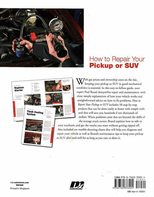 How to Repair Your Pickup or SUV