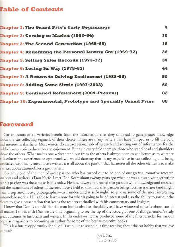 Grand Prix: Pontiac's Luxury Performance Car