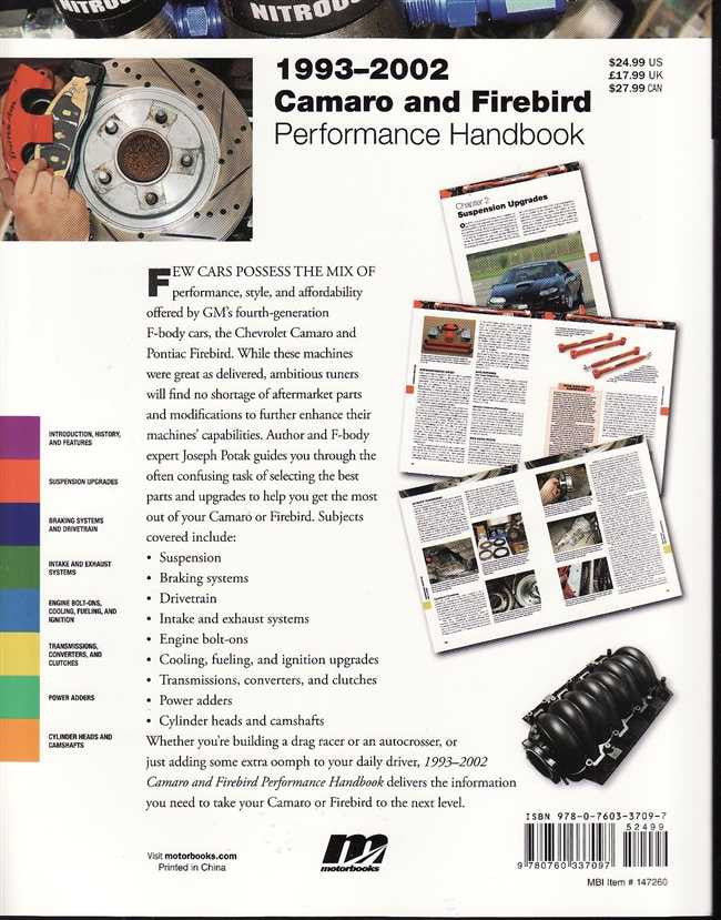 1993 - 2002 Camaro And Firebird Performance Handbook