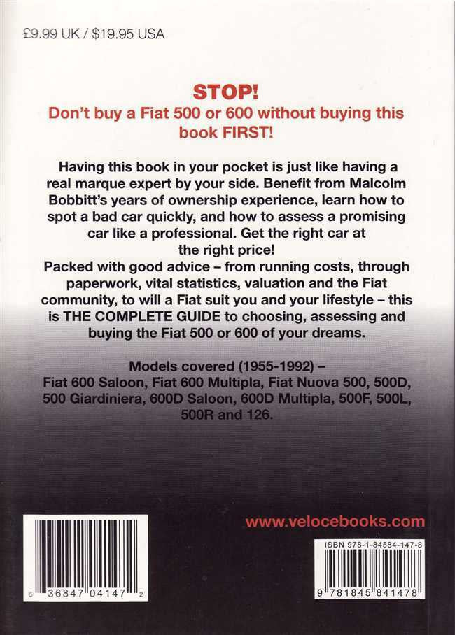 Fiat 500 &amp; 600 1955 - 1992: The Essential Buyer's Guide