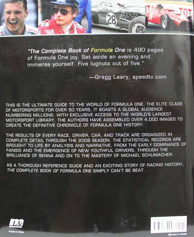 The Complete Book Of Formula One
