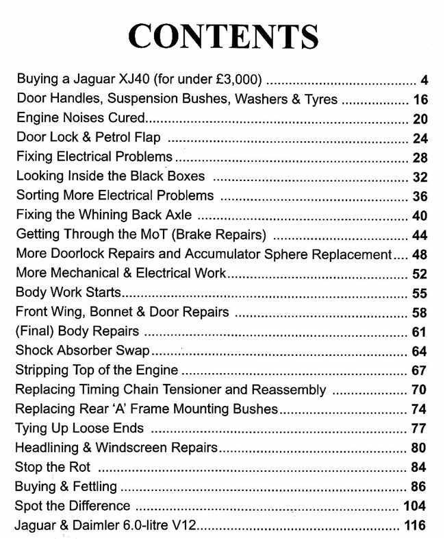Jaguar XJ40 Buying &amp; Maintenance