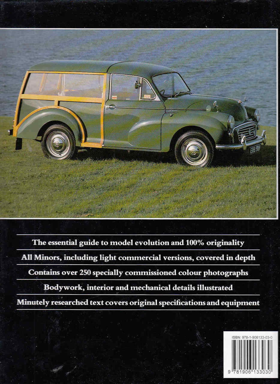 Classic car model guide back cover with side-view vintage car photo