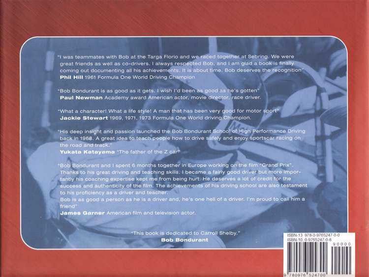 Bob Bondurant: America's Uncrowned World Driving Champion