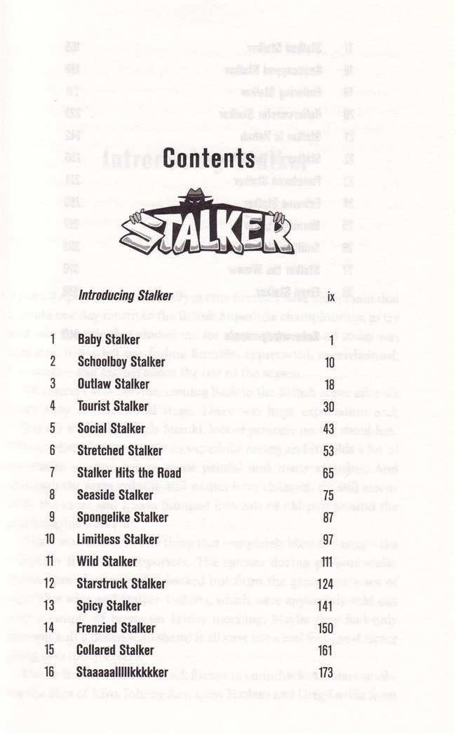 Stalker! Chris Walker The Autobiography