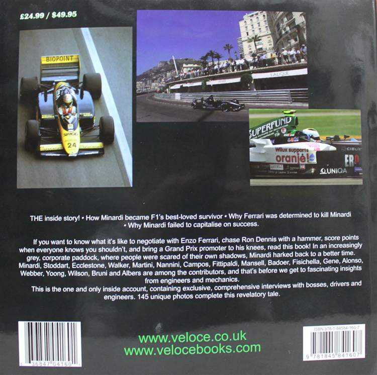 Forza Minardi! The Inside Story Of The Little Team That Took On the Giants Of F1