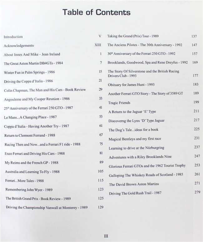 Innes Ireland Remembers... (Signed By The Author)