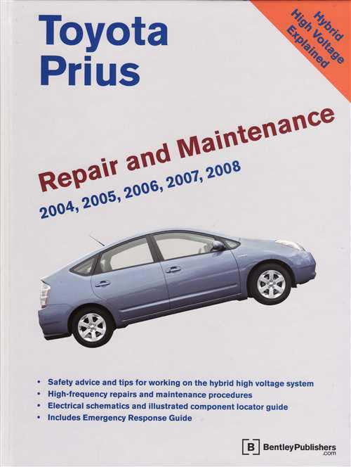 Toyota Prius 2004 - 2008 Workshop Manual