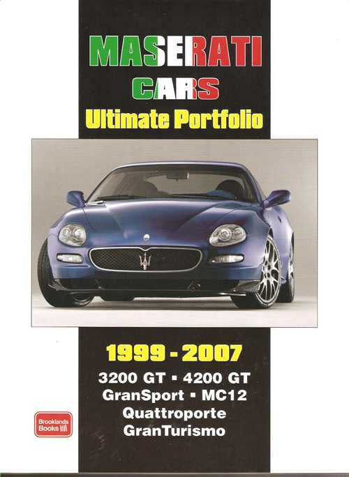 Maserati Cars Ultimate Portfolio 1999 - 2007