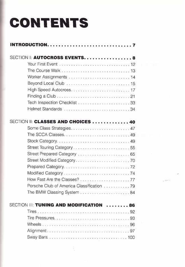 Autocross Performance Hanbook
