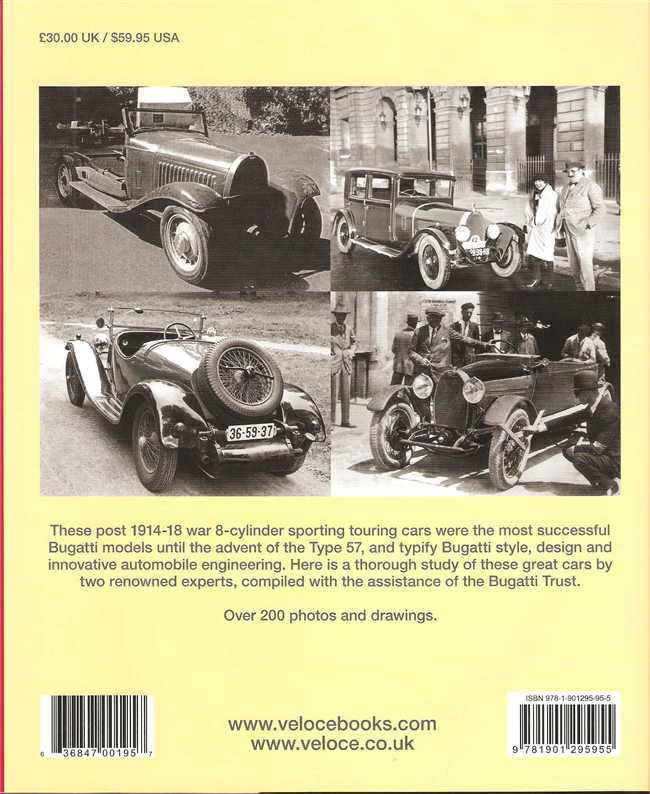 Bugatti T44 &amp; T49: The 8-Cylinder Touring Cars 1920 - 1934