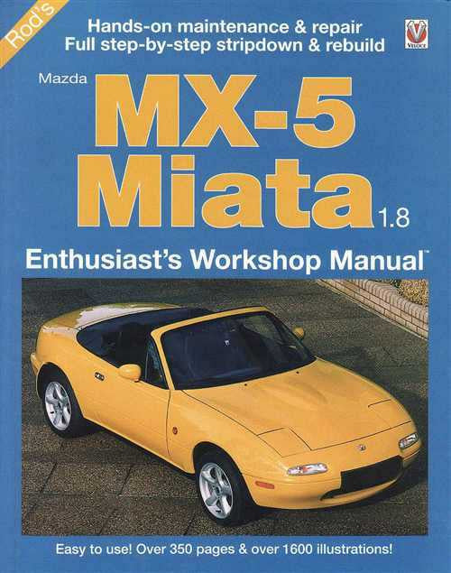 Mazda MX-5 Miata 1.8 Enthusiast's Workshop Manual