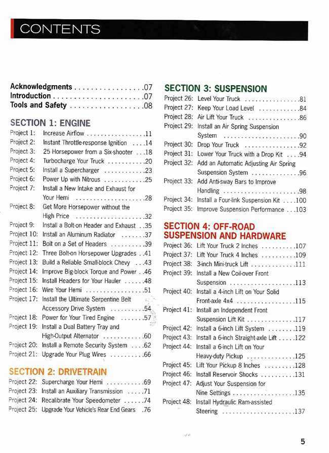 101 Performance Projects for Your Pickup and SUV