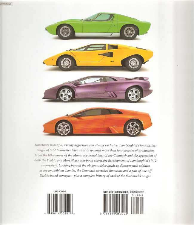 Lamborghini Miura Countach Diablo Murcielago: A Celebration of An Italian Legend