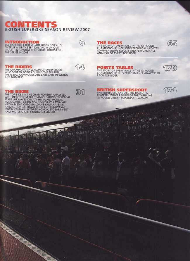 British Superbikes Season Review 2007