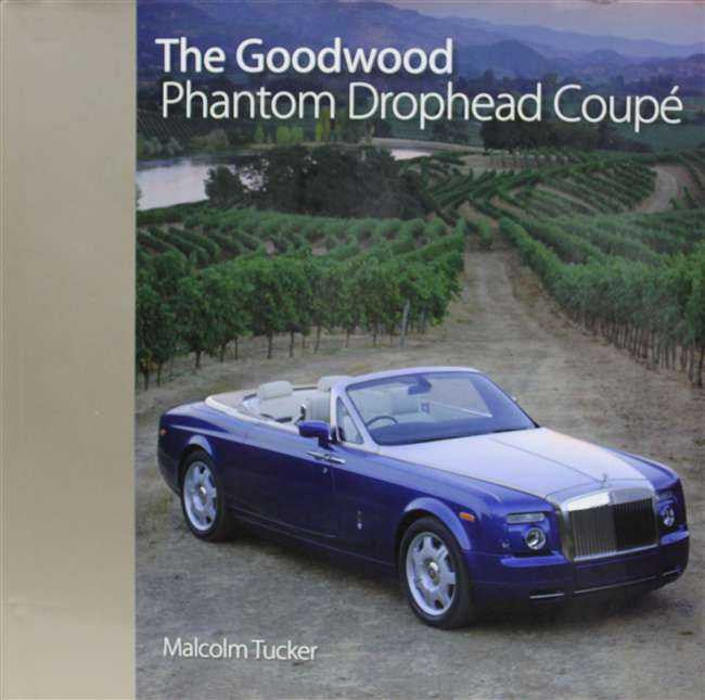 Hardcover book cover with blue convertible car illustration and title text