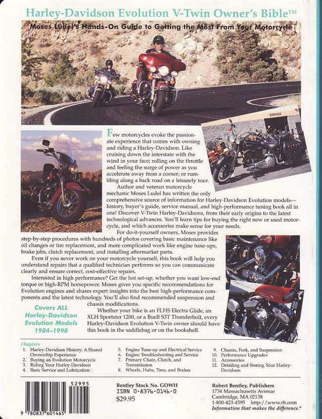 Harley-Davidson Evolution V-Twin Owner's Bible
