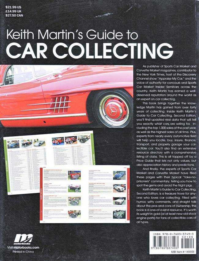 Keith Martin's Guide To Car Collecting (2nd Edition)