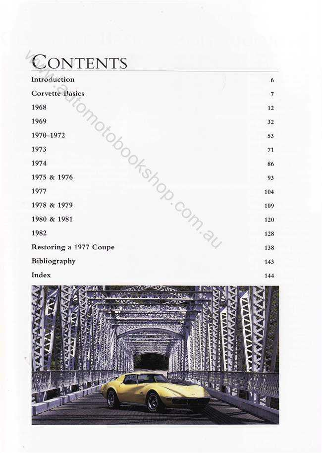 Corvette 1968 - 1982: Collector's Originality Guide