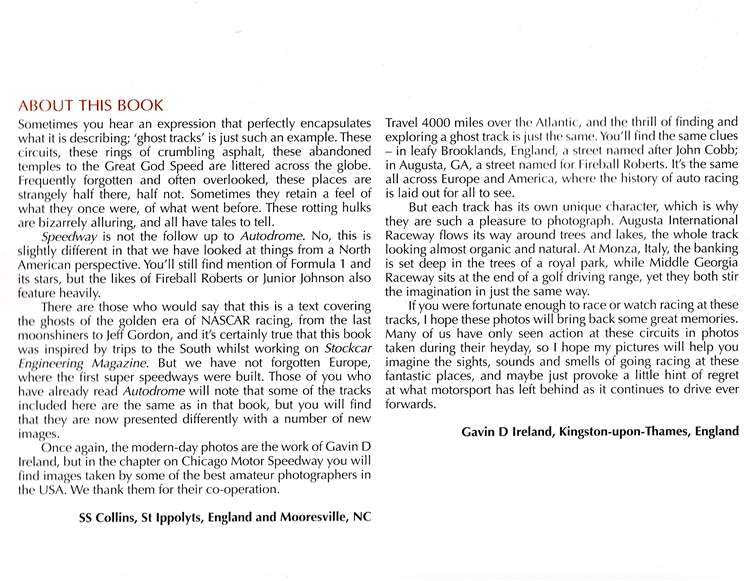 Speedway: Auto Racing's Ghost Tracks