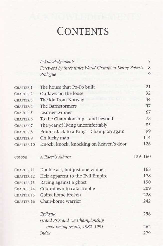 Wayne Rainey His Own Story