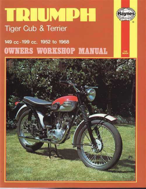 Triumph Tiger Cub &amp; Terrier 149cc - 199cc 1952 - 1968 Workshop Manual