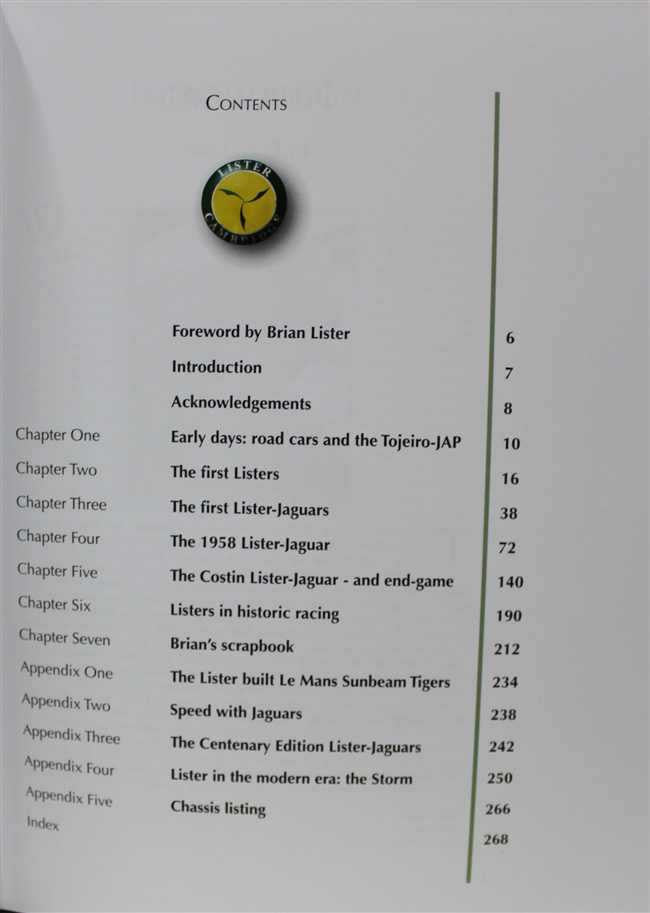 Lister - Jaguar: Brian Lister And The Cars From Cambridge