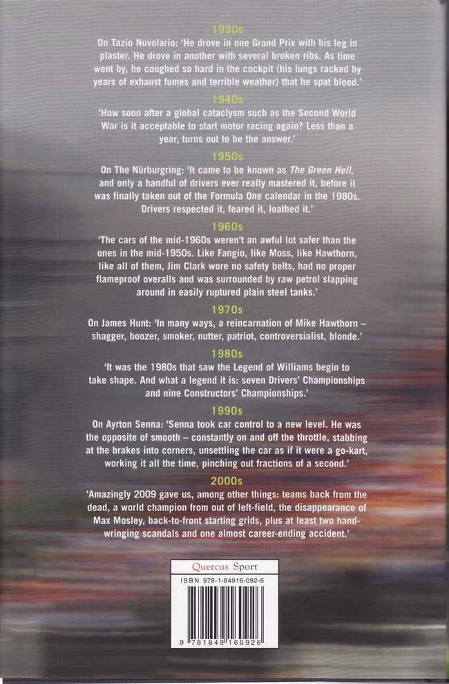 Burning Rubber: The Extraordinary Story of Formula One