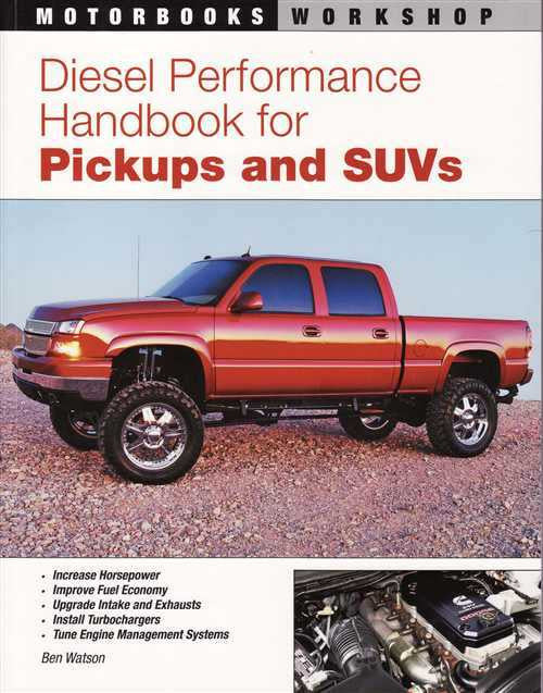Diesel Performance Handbook for Pickups and SUVs front cover with title and truck