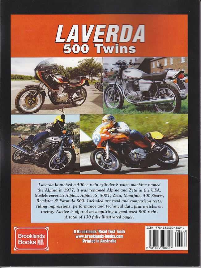 Laverda 500 Twins 1977 - 1983: a Brooklands Road Test Portfolio