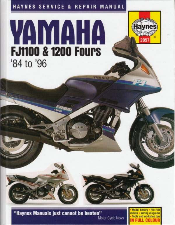 Yamaha FJ1100 & FJ1200 Fours 1984 - 1996 Workshop Manual
