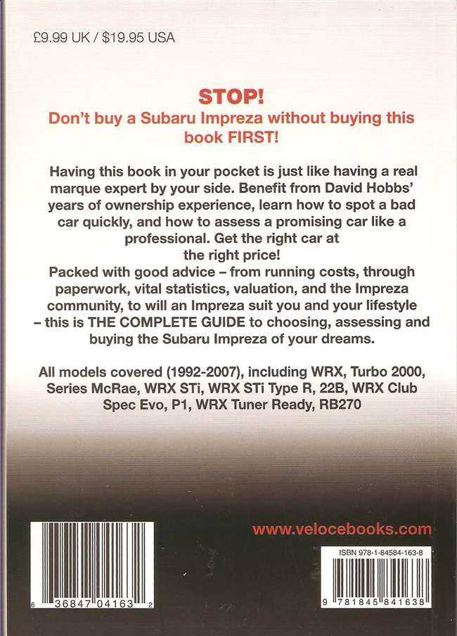 Subaru Impreza 1992 - 2007: The Essential Buyer's Guide