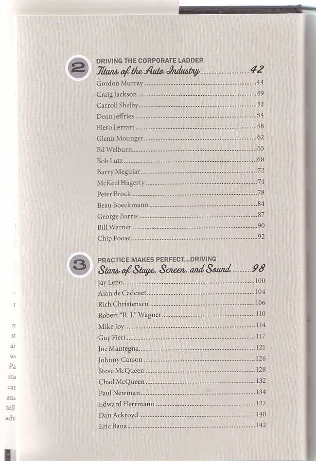 Book chapter list page showing numbered sections 2 and 3 with author names