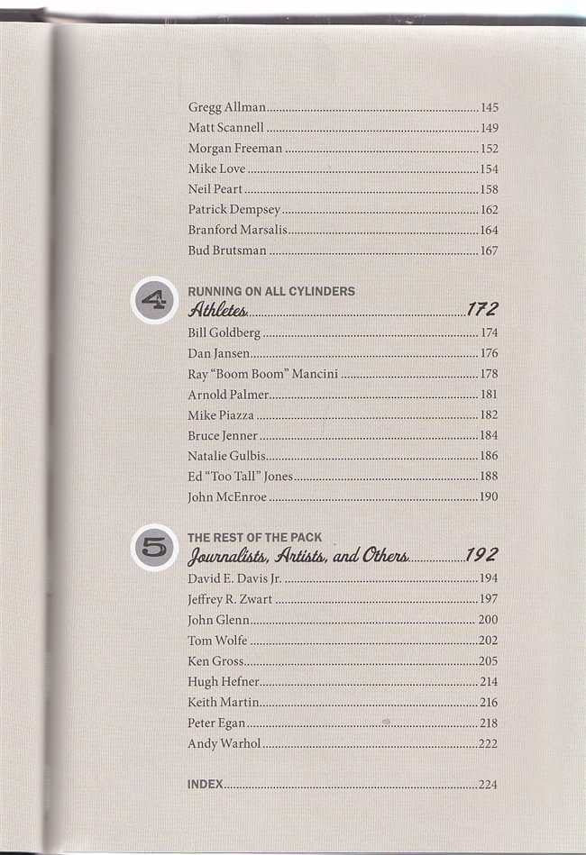 Book chapter list page with sections 4 and 5 and an 'INDEX' heading