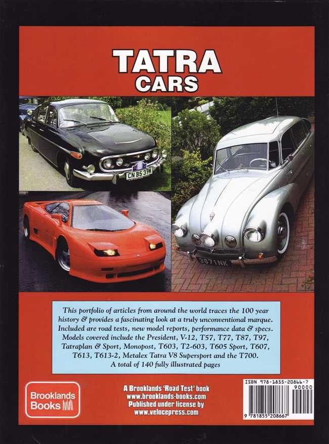 Tatra Cars: A Brooklands Road Test Portfolio