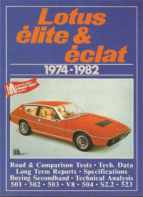 Lotus Elite &amp; Eclat 1974 - 1982