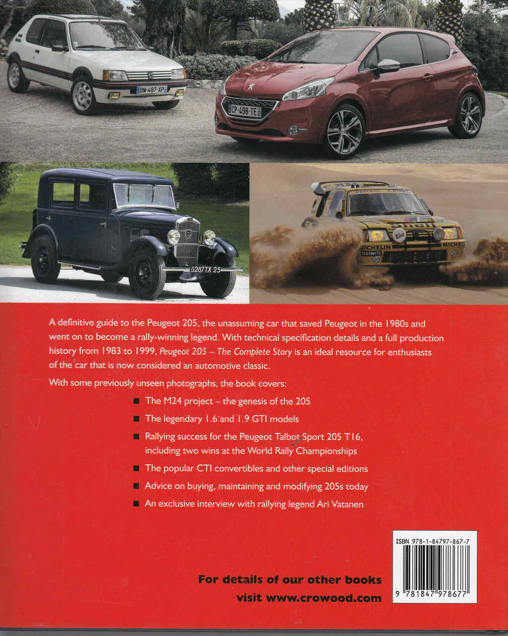 Peugeot 205: The Complete Story - back