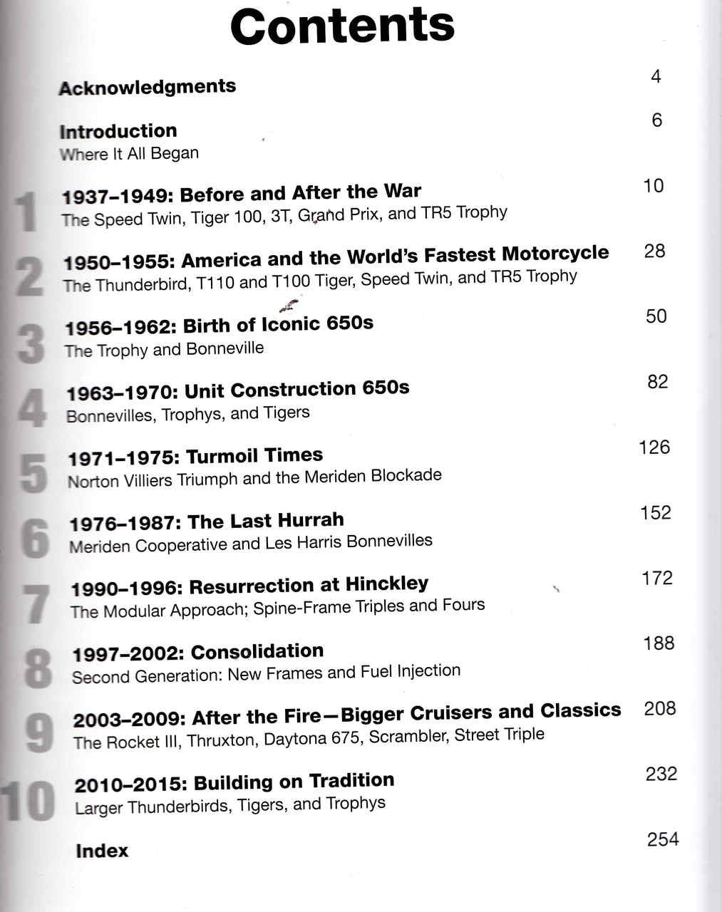 The complete Book of Classic and Modern Triumph Motorcycles 1937 - Today - cont