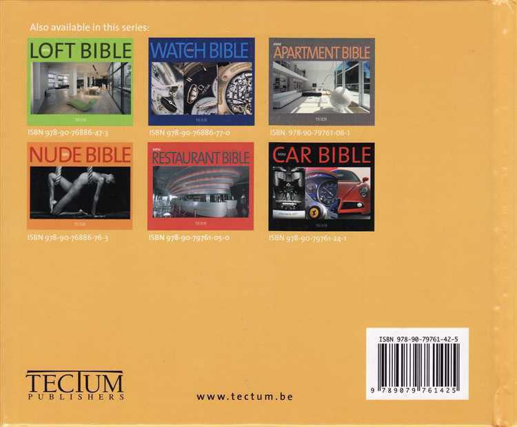 Bible book back cover with barcode, ISBN, and Tecum Publishers logo