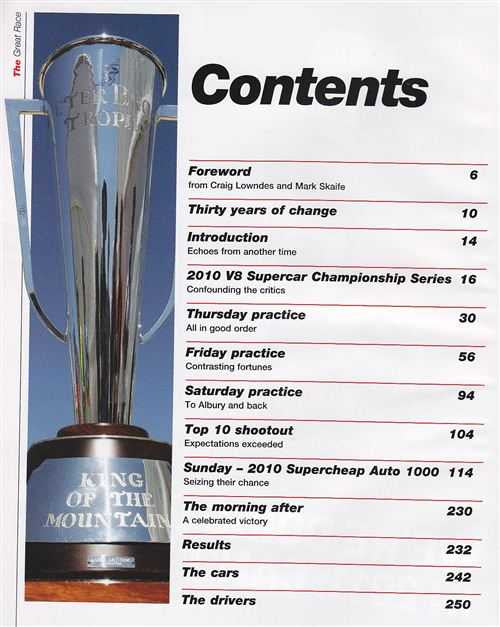 The Great Race 2010 Annual (No. 30) 2010 Super Cheap Auto 1000