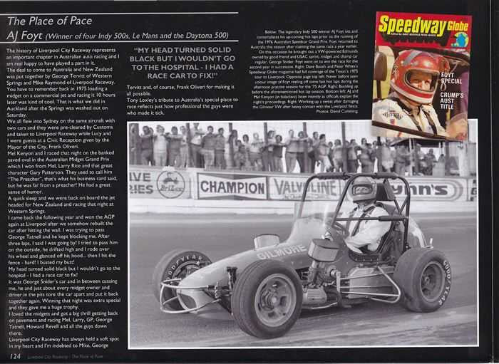 Liverpool City Raceway: The Place of Pace 1967 - 1989 (signed by the author)