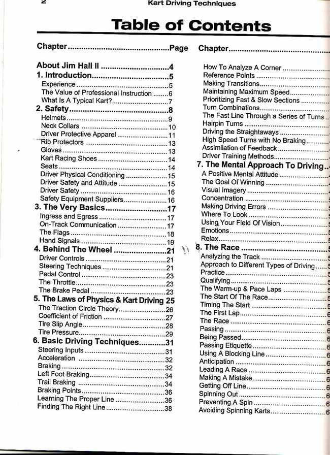 Kart Driving Techniques