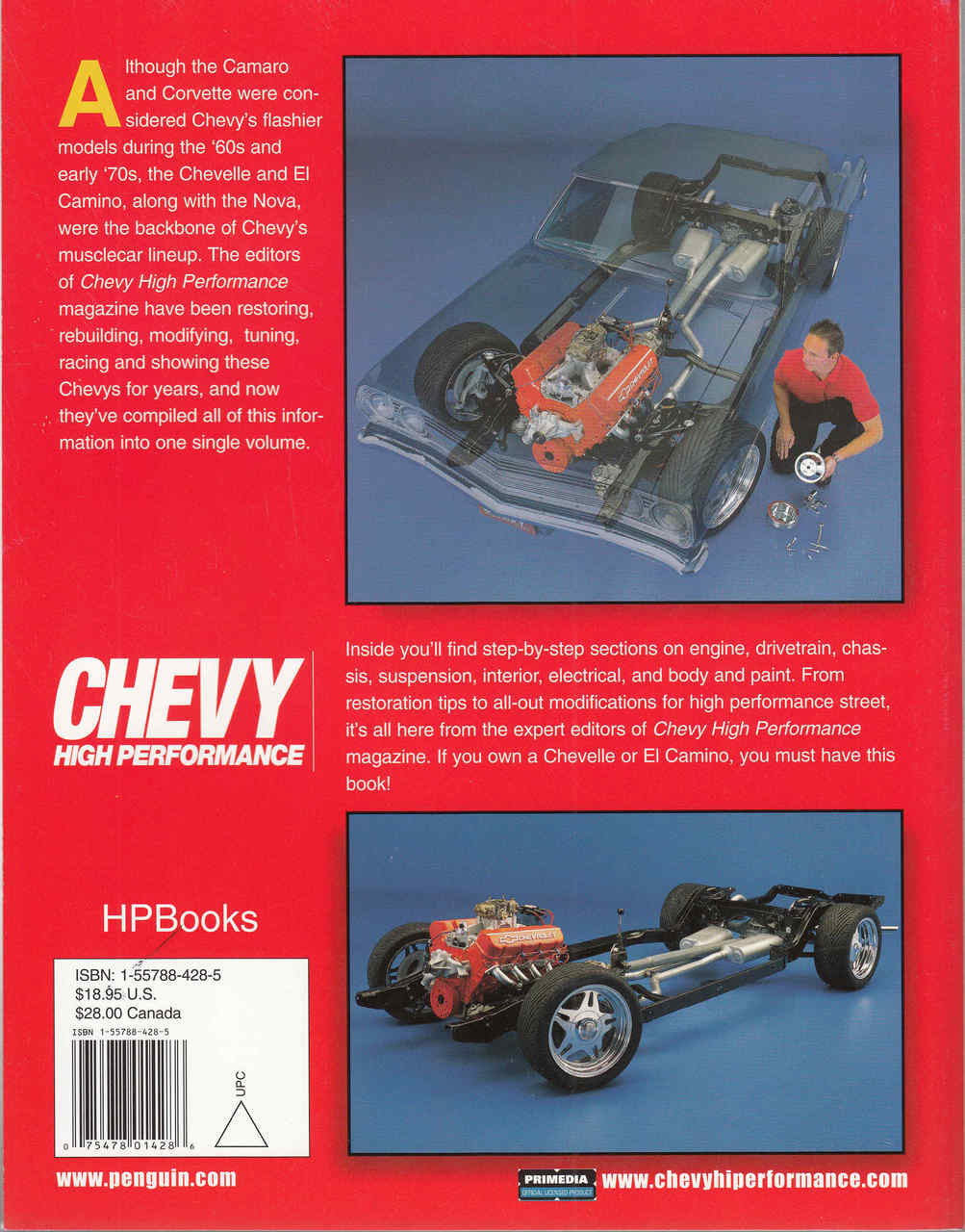 Chevelle / El Camino Handbook - Chevy High Performance  - back