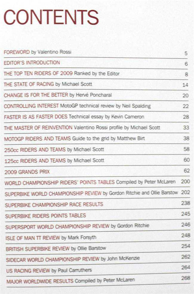 Motocourse 2009 - 2010 (34th Year Of Publication): Grand Prix, Superbike Annual