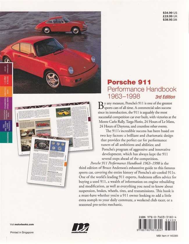 Porsche 911 Performance Handbook 1963 - 1998 (3rd edition)