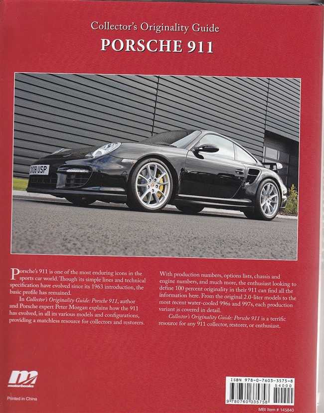 Porsche 911 Collector's Originality Guide
