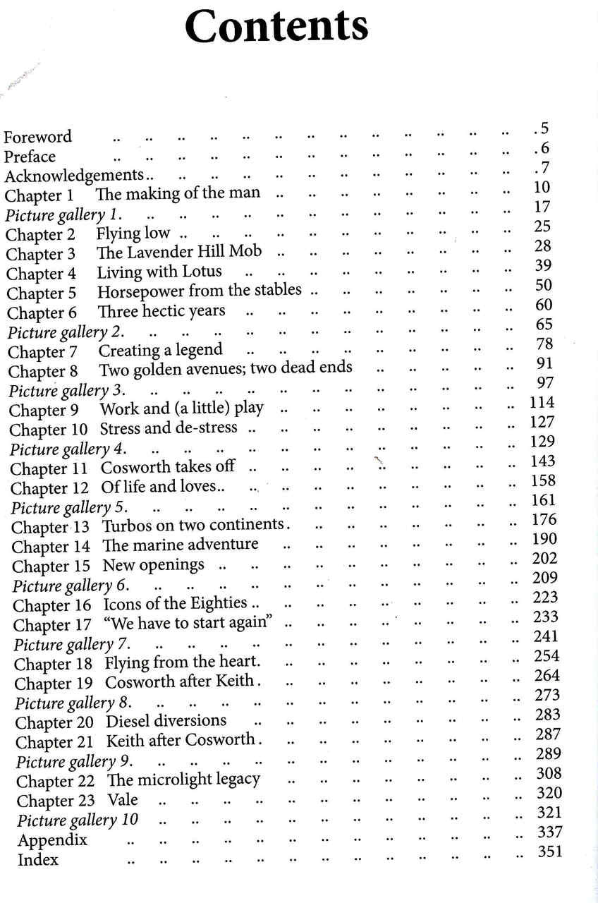 Book contents page titled Contents with chapter list and page numbers