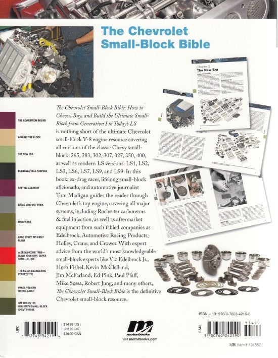 The Chevrolet Small-Block Bible Back Cover