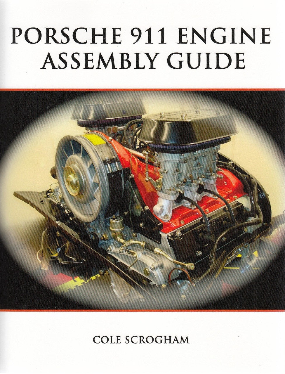 Engine assembly guide book with Porsche 911 engine photo on cover